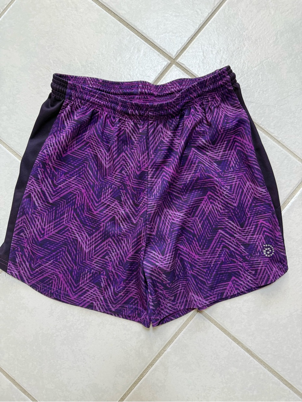 EUC Be Inspired Purple/Black Athletic Shorts
